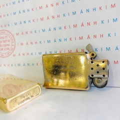 Bật lửa Zippo Slim Mỹ Brass trơn sản xuất 1989, Cam kết hàng chính hãng có giấy Hải quan gửi kèm theo đơn hàng