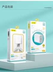 Củ sạc nhanh LI-TOP GaN AC17 công suất PD 30W có chứng nhận 3C tiêu chuẩn quốc gia, hàng chính hãng