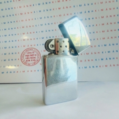 Bật lửa Zippo Slim Mỹ Chủ đề HAWAII Mộc Ngược Hiếm Gặp Sản Xuất 1992, hàng chính hãng có giấy Hải quan gửi kèm đơn hàng