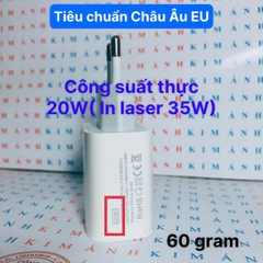 Củ sạc nhanh PD 35W dùng cho Iphone, chống cháy, nặng 60gram, bảo hành 12 tháng, cho dùng thử 30 ngày