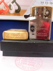 Bật Lửa Zippo Khắc Ăn Mòn Mẫu Lạc Đà, Có tem đỏ