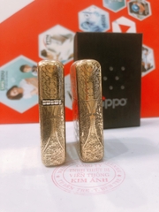 Bật lửa, hộp quẹt Zippo Armor phiên bản vỏ dầy chủ đề Phật Bà, hàng loại 1 vỏ bằng đồng