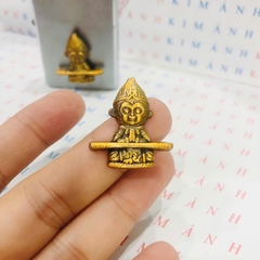 Eblem dán trang trí Zippo chủ đề Tôn Ngộ Không ngồi thiền, chất liệu hợp kim nhôm, hàng chuẩn zin Mỹ