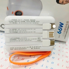 Pin sạc dự phòng 66W sạc siêu nhanh SHOUHUZHE SH-171 dung lượng 10000mAh sạc nhanh hai chiều, tiêu chuẩn 3C quốc gia