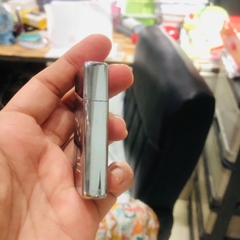Hộp quẹt Zippo Mỹ Slim khắc laser đổ sơn chủ đề U.S NAVY POLARIS, mộc đáy chữ xéo, tim bột hiếm gặp, sản xuất 1963