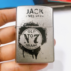 Bật lửa Zippo Mỹ in sơn JACK N07, Hàng chính hãng