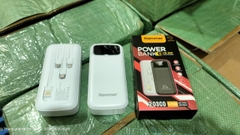 Sạc dự phòng Hammer H-PC02 20W - 20.000mAh, Kèm 4 Cáp Sạc, Kim Ánh cam kết hàng chính hãng bảo hành 12 tháng