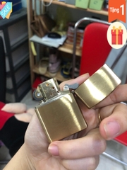 BẬT LỬA ZIPPO BRASS, KHẮC ĂN MÒN ĐẠI BÀNG TUNG CÁNH AMERICAN EAGLE