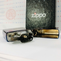 Bật lửa Zippo Mỹ chủ đề Đầu Lâu Xanh, Cam kết hàng chính hãng có giấy Hải quan gửi kèm đơn hàng