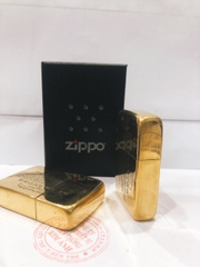 Bật lửa Zippo phiên bản 1941, khắc chìm GUARANTEE,  Hàng loại 1 vỏ bằng đồng có tem đỏ