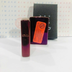 Bật lửa, hộp quẹt ZIPPO màu Tím mộc đáy La Mã loại trơn bóng, Kim Ánh nhập hàng cao cấp vỏ bằng đồng có dán tem đỏ