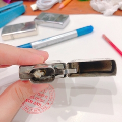 Bật lửa Zippo Mỹ Lacke Bạc, khắc ăn mòn For Lignt Of Your Life Wind Proof, sản xuất 1996