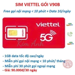 Sim Viettel các gói cước combo chuyên thoại, data và mạng xã hội : Tik tok, You tube, Face book, chỉ có tại Kim Ánh