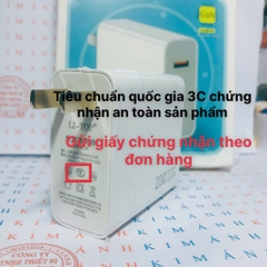 Bộ sạc nhanh Gallium Nitride 200W LI-TOP AC28 chân Type C, chứng nhận 3C tiêu chuẩn quốc gia, bảo hành chính hãng 1 năm