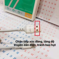 Dây sạc LI-TOP LX72 Công suất 100W chân L, cho dùng thử 30 ngày, Kim Ánh bảo hành chính hãng 12 tháng