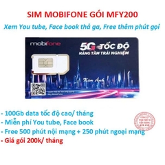 Sim Mobifone các gói cước chuyên thoại, data và mạng xã hội : Tik tok, You tube, Face book - Giá rẻ chỉ có tại Kim Ánh