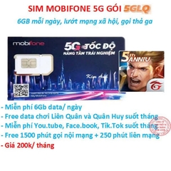 Sim Mobifone các gói cước chuyên thoại, data và mạng xã hội : Tik tok, You tube, Face book - Giá rẻ chỉ có tại Kim Ánh
