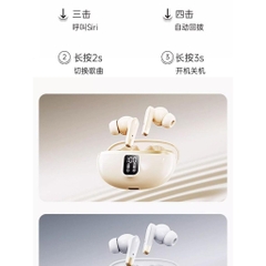 Tai nghe Bluetooth LQ18 âm thanh nổi HiFi song phương, Có màn hình kỹ thuật số, hộp sạc dữ trữ pin