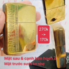 Thanh lý mô hình Zippo, các mẫu bị trầy xước, hoen ố, shop bán rẻ cho khách dùng trải nghiệm