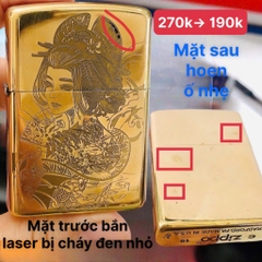 Thanh lý vỏ thay thế cho Zippo, hàng bị trầy xước, hoen ố, shop bán rẻ cho khách trải nghiệm