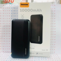Pin sạc Dự Phòng Hammer H5 dung lượng 10000mah, có tem chống giả, Hàng chính hãng