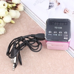Loa bluetooth mini TD-V26, nhỏ gọn trong lòng bàn tay, chất liệu nhôm cao cấp, giá vừa túi tiền cho nhân viên, công nhân