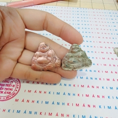 Miếng dán Eblem trang trí Zip po chủ đề Ông Phật Di Lặc, chất liệu đồng thau Solid Brass, hàng chuẩn zin Mỹ