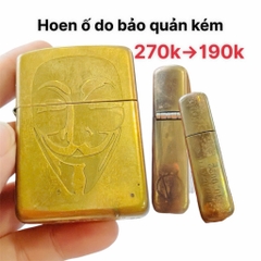 Thanh lý vỏ thay thế cho Zippo, hàng bị trầy xước, hoen ố, shop bán rẻ cho khách trải nghiệm