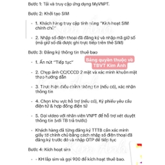 Sim Vinaphone nghe gọi mãi mãi loại nguyên kít, nguyên seal tự đăng ký chính chủ tại nhà bằng My VNPT
