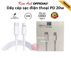 Dây cáp sạc Hammer PD 20W (C17) dùng cho IPhone, chân cắm Type C ra Lightning sạc nhanh vào pin, Check QR kiểm tra chính hãng, bảo hành 1 năm