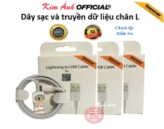 Dây sạc Hammer chân cắm Linghtning loại 6IC (MAIN 6 HẠT) 2A, Mã GZSP, Kim Ánh bảo hành chính hãng 12 tháng