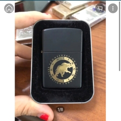 ZIPPO MỸ SƠN TĨNH ĐIỆN KHẮC ĂN MÒN VOI HUNTING
