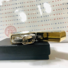 Bật lửa Zippo Chu Niên 32-85, khắc ăn mòn cẩn xà cừ 2 mặt trái banh Bida, hàng loại 1 vỏ đồng có tem đỏ