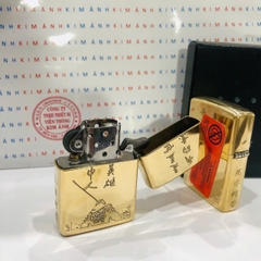 Bật Lửa Zippo Chu Niên chủ đề Tề Thiên Đại Thánh, hàng loại 1chất liệu đông  có dán tem đỏ