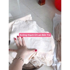 Thạch dừa thô nguyên tấm Size tiêu chuẩn xuất khẩu 1 kg (3 tấm 33x25, dầy 4.5 cm ) dùng nấu chè, trà sữa, mồi câu mực lá