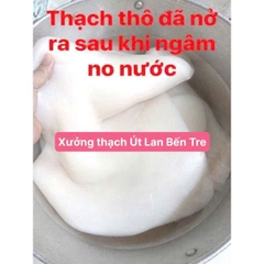 Thạch dừa thô nguyên tấm Size tiêu chuẩn xuất khẩu 1 kg (3 tấm 33x25, dầy 4.5 cm ) dùng nấu chè, trà sữa, mồi câu mực lá