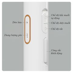 Vợt bắt muỗi tự động Qualitell ZS9001 dung lượng pin lớn