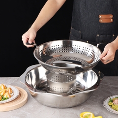 Nồi lẩu xoay Inox 304 tiện dụng, dung tích lớn + nắp đi kèm sang trọng