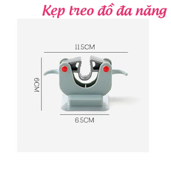 Kẹp treo đồ đa năng, thiết kế sáng tạo, chịu lực