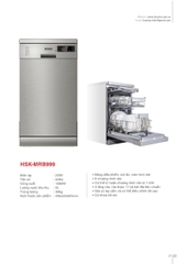 Máy rửa bát Hasuka HSK-MRB999