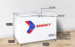 Tủ bảo quản 1 ngăn SANAKY-285A2 - Dàn nhôm 240L