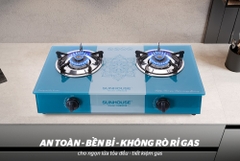 Bếp gas đôi mặt kính Sunhouse SHB3336