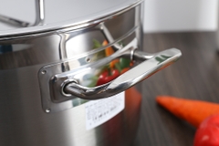 Nồi inox 3 đáy nắp inox 28 cm Fivestar N28-3QB