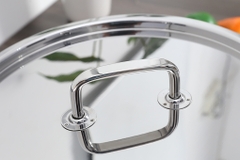 Nồi inox 3 đáy nắp inox 28 cm Fivestar N28-3QB