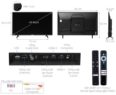 Tivi TCL internet 43S5200