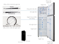 Tủ lạnh Toshiba Inverter 253 lít GR-B31VU SK