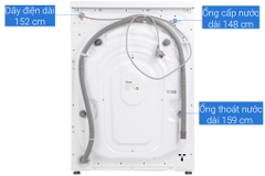 Máy giặt cửa ngang Toshiba 9,5kg trắng TW-BK105S2V(WS)