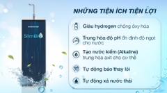 Máy lọc nước R.O nóng lạnh SUNHOUSE SLIMBIO SHA76214CK-S