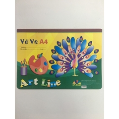 Vở vẽ A4 dán gáy 20 tờ - TN204