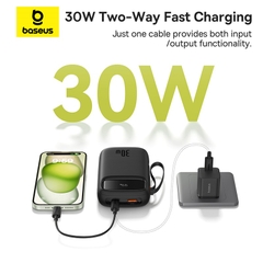 Pin Sạc Dự Phòng Baseus Qpow 2 Digital Display 30W (10000/20000mAh)